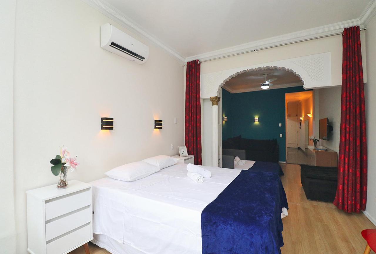 Fantastico 1 Quarto E Sala Em Copacabana Com Vista Para Natureza Apartment Rio de Janeiro Bagian luar foto