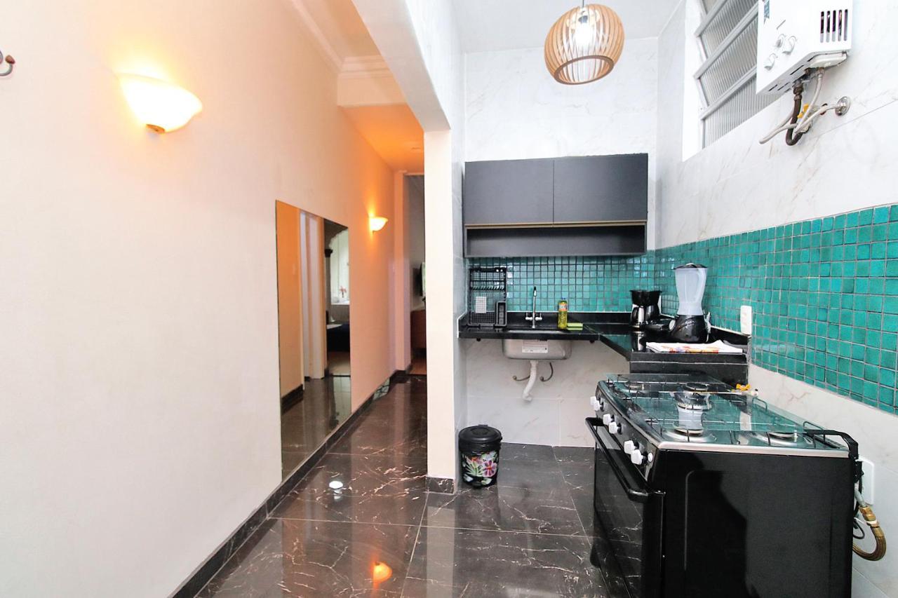Fantastico 1 Quarto E Sala Em Copacabana Com Vista Para Natureza Apartment Rio de Janeiro Bagian luar foto