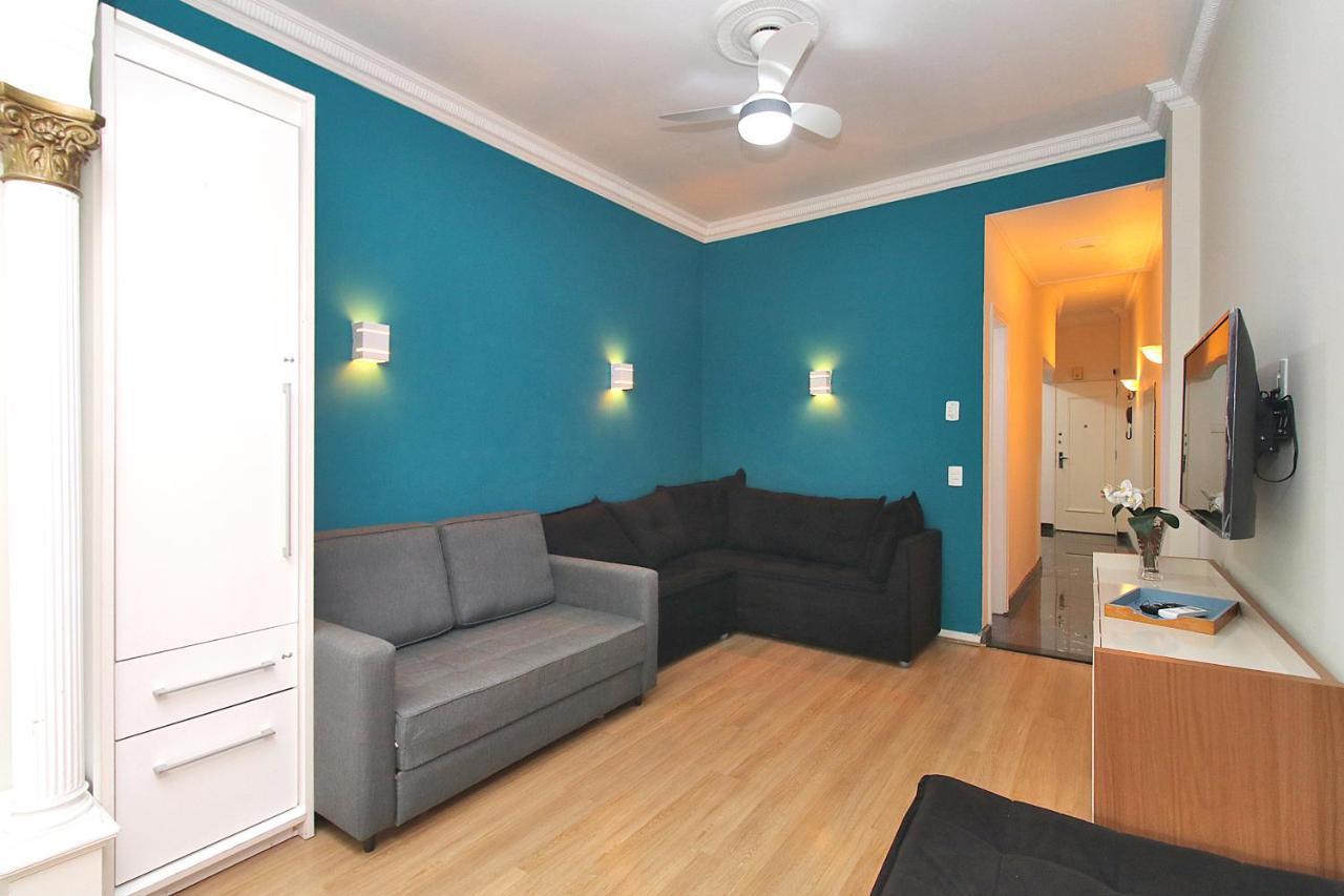 Fantastico 1 Quarto E Sala Em Copacabana Com Vista Para Natureza Apartment Rio de Janeiro Bagian luar foto