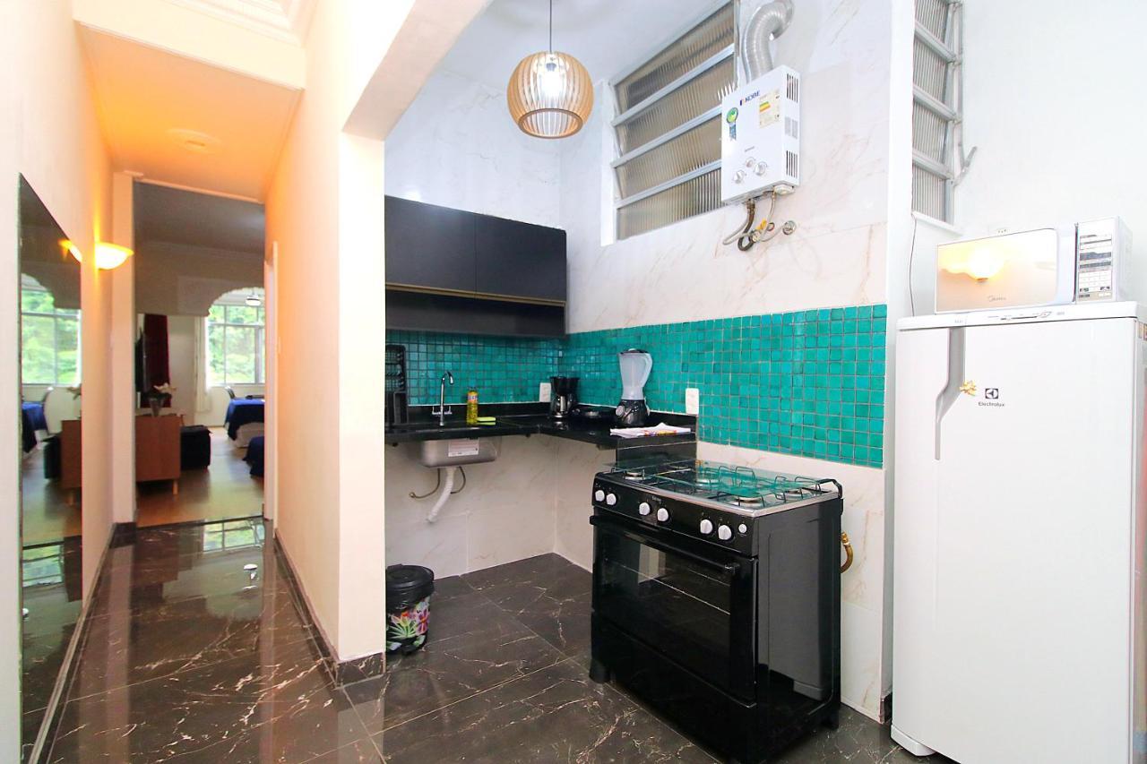 Fantastico 1 Quarto E Sala Em Copacabana Com Vista Para Natureza Apartment Rio de Janeiro Bagian luar foto