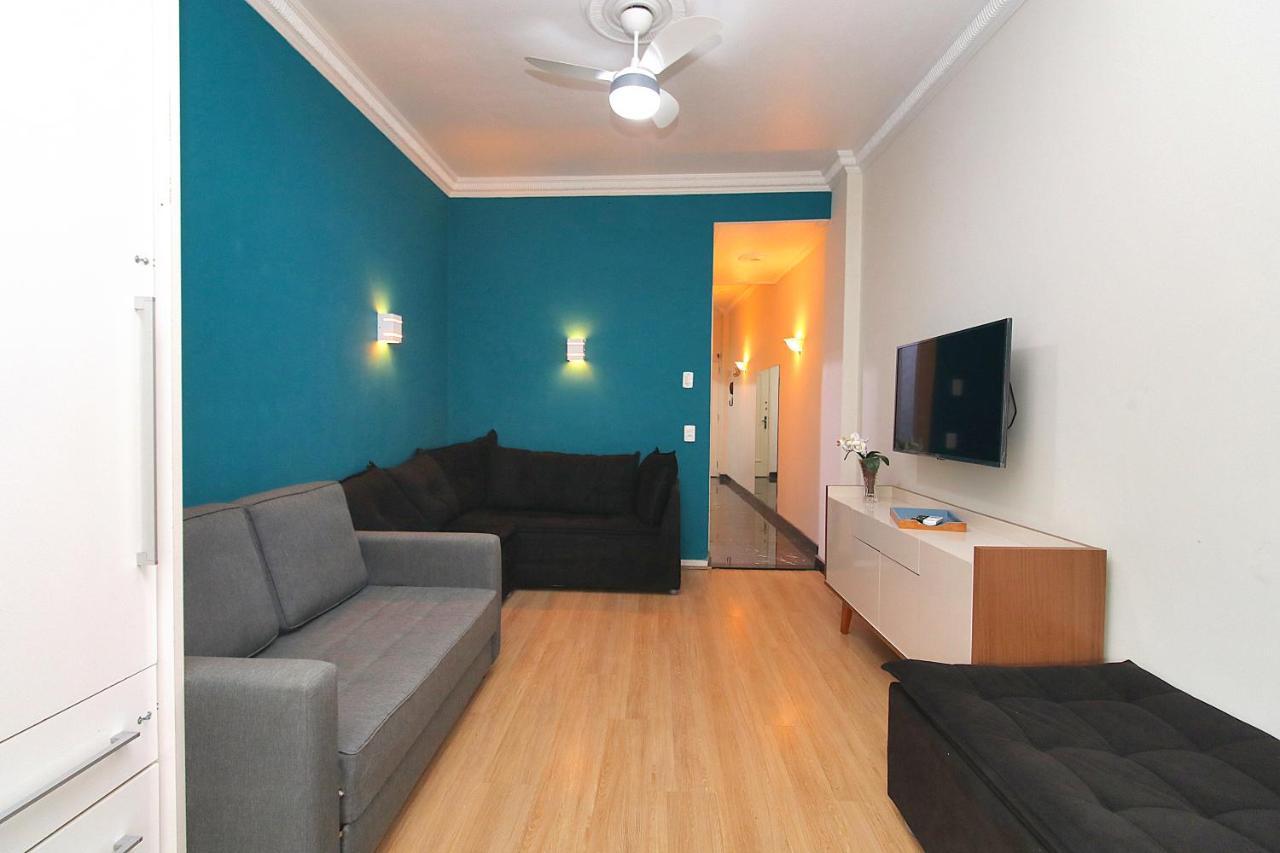 Fantastico 1 Quarto E Sala Em Copacabana Com Vista Para Natureza Apartment Rio de Janeiro Bagian luar foto