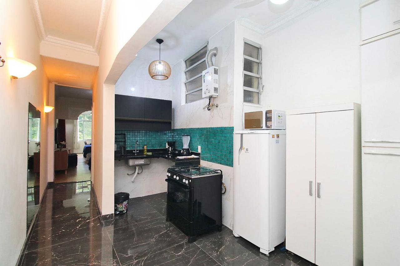 Fantastico 1 Quarto E Sala Em Copacabana Com Vista Para Natureza Apartment Rio de Janeiro Bagian luar foto